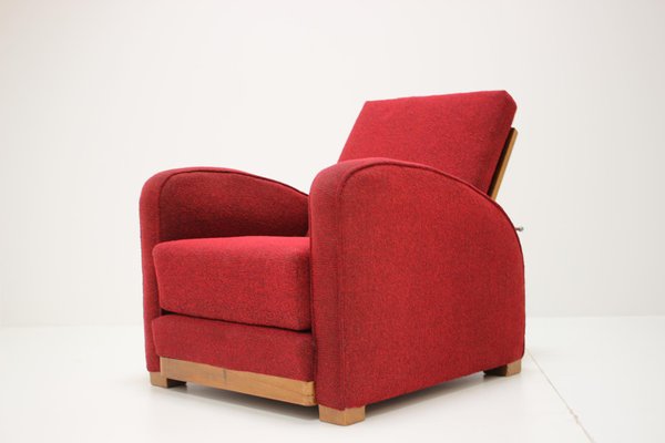 Model H-282 Armchair by Jindrich Halabala, Czechoslovakia, 1940s-TZ-727136