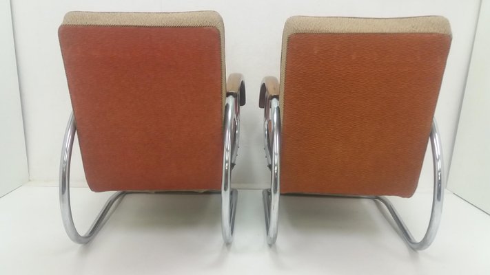 Model H221 Armchairs by Jindrich Halabala, 1920s, Set of 2-TZ-603258