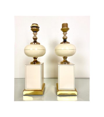 Model Jenning Table Lamps from Maison Le Dauphin, France, 1970s, Set of 2-WZZ-1764704