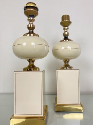 Model Jenning Table Lamps from Maison Le Dauphin, France, 1970s, Set of 2-WZZ-1764704