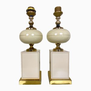 Model Jenning Table Lamps from Maison Le Dauphin, France, 1970s, Set of 2-WZZ-1764704