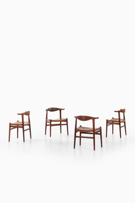 Model JH-505 Cowhorn Chairs by Hans J. Wegner for Johannes Hansen, 1952, Set of 4-SC-799526