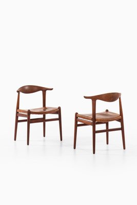 Model JH-505 Cowhorn Chairs by Hans J. Wegner for Johannes Hansen, 1952, Set of 4-SC-799526