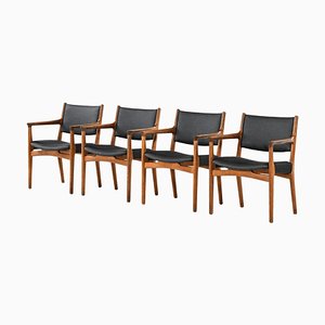 Model Jh-525 Armchairs by Hans Wegner for Johannes Hansen, Denmark, Set of 4-SC-948011