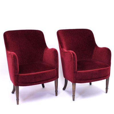 Model Konsert Lounge Chairs by Carl Malmsten, 1926, Set of 2-KQ-782653