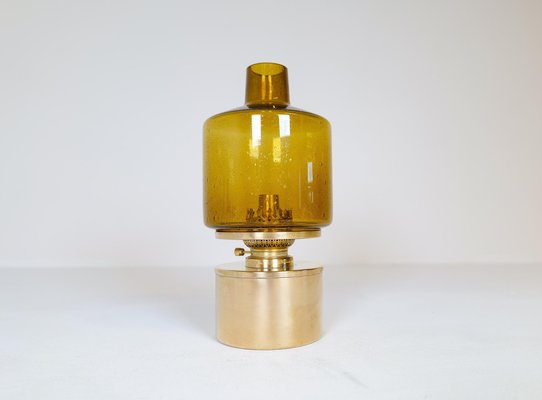 Model L-47 Oil Lamp in Brass and Glass by Hans-Agne Jakobsson for Markaryd, 1960s, Sweden-UYK-1181648