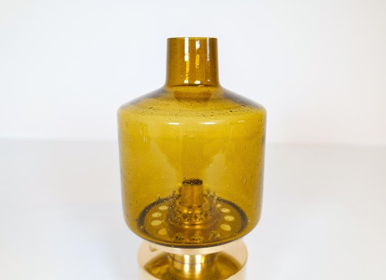 Model L-47 Oil Lamp in Brass and Glass by Hans-Agne Jakobsson for Markaryd, 1960s, Sweden-UYK-1181648