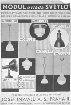 Model L1 Ceiling Lamp by Miloslav Prokop for Inwald, 1930s-VHD-581600