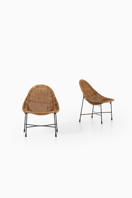 Model Lilla Kraal Lounge Chairs by Kerstin Horlin Holmquist for Nordiska Kompaniet, 1950s, Set of 2-SC-587065