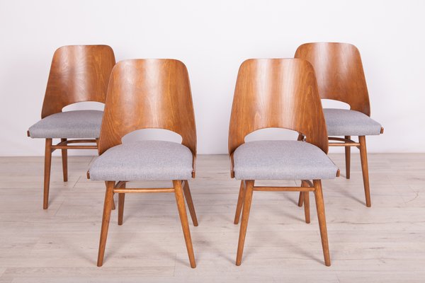 Model Lollipop Dining Chairs from Tatra, 1960s, Set of 4-NIT-739863