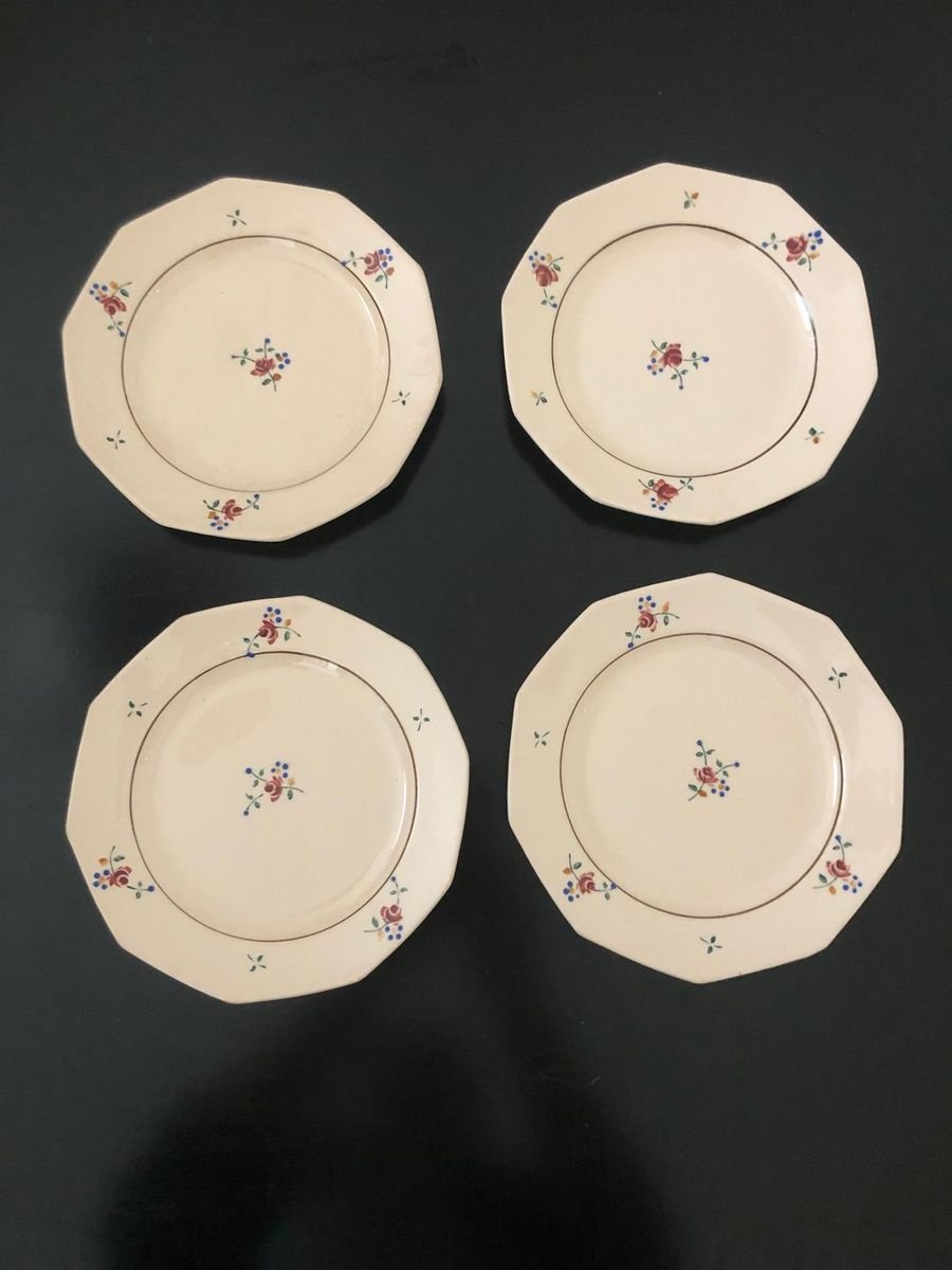 Model Lou Tableware Set from Saint Amand, 1950s, Set of 48