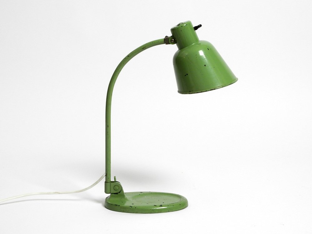 Model Matador Industrial Green Table Lamp by Christian Dell for Bünte & Remmler, 1930s