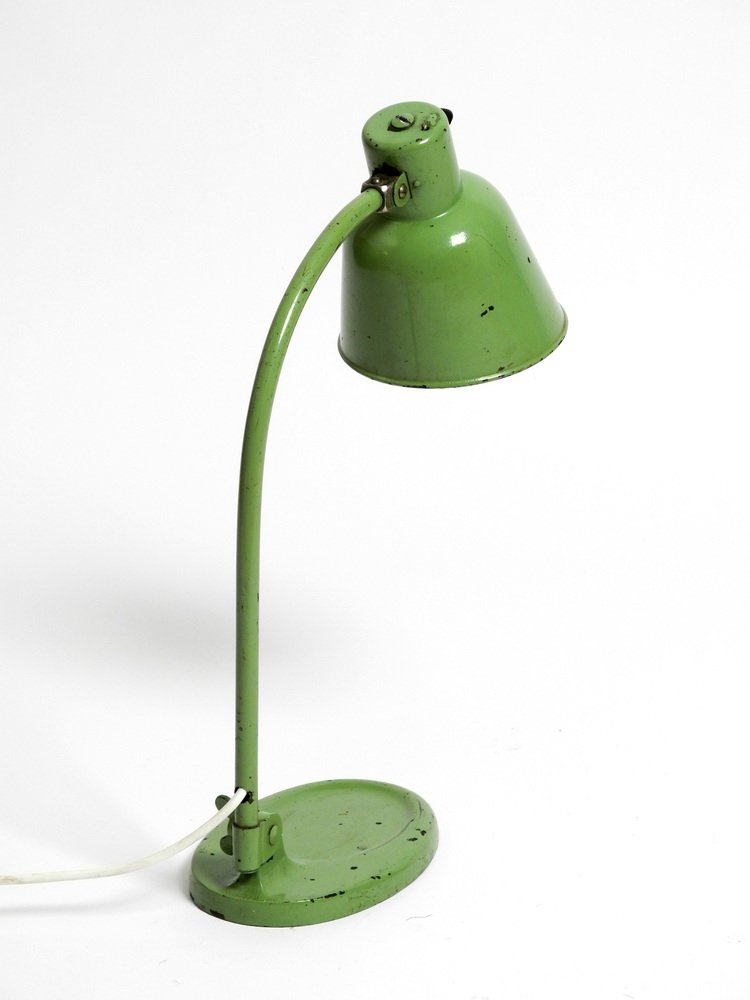 Model Matador Industrial Green Table Lamp by Christian Dell for Bünte & Remmler, 1930s