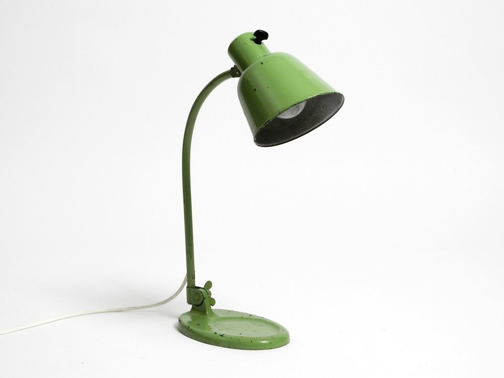 Model Matador Industrial Green Table Lamp by Christian Dell for Bünte & Remmler, 1930s