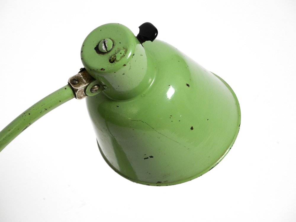 Model Matador Industrial Green Table Lamp by Christian Dell for Bünte & Remmler, 1930s