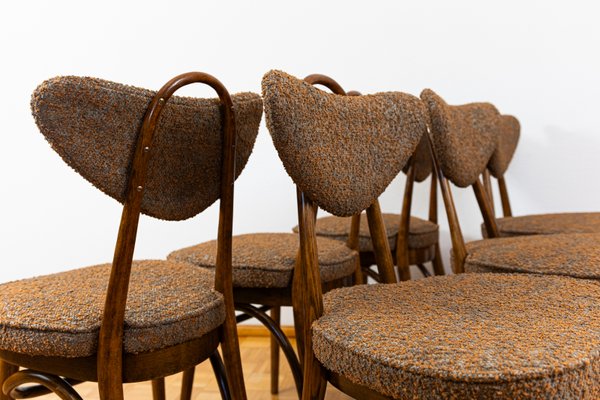 Model No. 124 Chairs attributed to Helena & Jerzy Kurmanowicz, Poland, 1960s, Set of 6-IXL-2018485