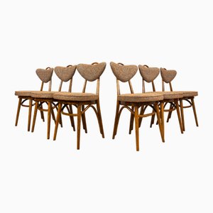 Model No. 124 Chairs attributed to Helena & Jerzy Kurmanowicz, Poland, 1960s, Set of 6-IXL-2018485