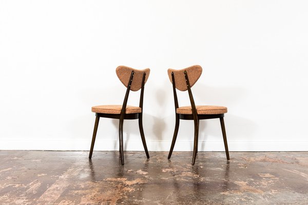 Model No. 124 Dining Chairs by Helena & Jerzy Kurmanowicz, 1960s, Set of 5-IXL-1745385