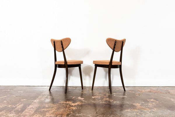 Model No. 124 Dining Chairs by Helena & Jerzy Kurmanowicz, 1960s, Set of 5-IXL-1745385