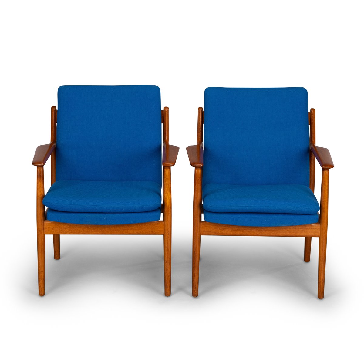 Model No. 341 Armchairs by Arne Vodder for Sibast, 1970s, Set of 2