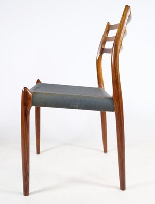 Model No 78 Dining Chairs by N. O. Møller, 1960, Set of 8-UY-1368591