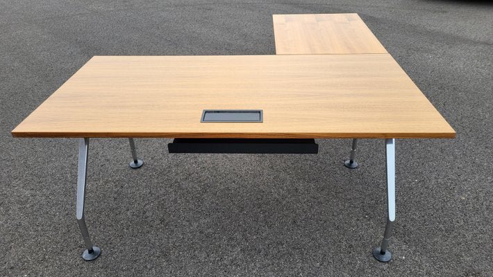 Model Nomos Desk with Modern Wood Top by Norman Foster for Vitra-QCI-2022911