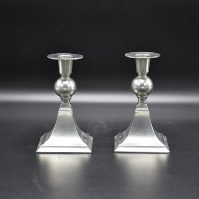 Model Nr 1125 Candleholders by Just Andersen, Denmark, 1940s., Set of 2-RNM-2021237