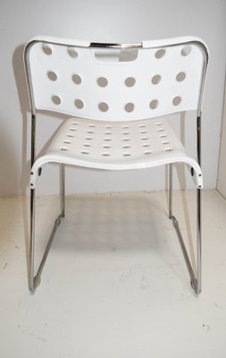 Model Omkstack Steel Chair by Rodney Kinsman for Bieffeplast, Italy, 1970s-WF-1088093