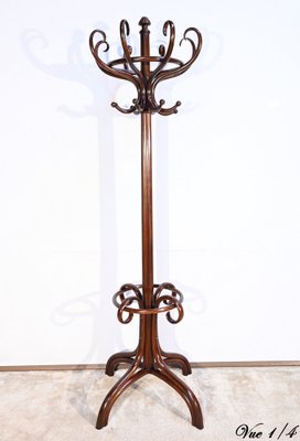 Model Parrot N ° 10.401 Coat Rack in Beech from Thonet, 1920s-RVK-1724895