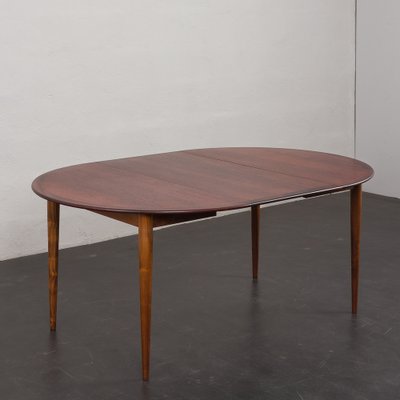 Model PJ 2-5 Circular Dining Table in Rosewood by Grete Jalk for P. Jeppesen, 1960s-UE-1798690