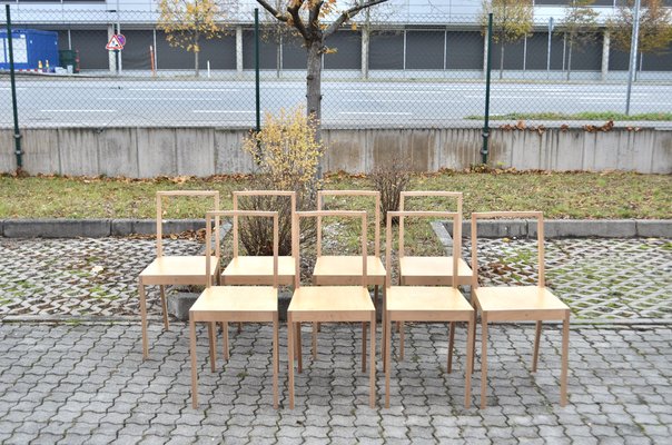 Model PLY / Plywood Chairs by Jasper Morrison for Vitra, 2009, Set of 8-UF-1752001