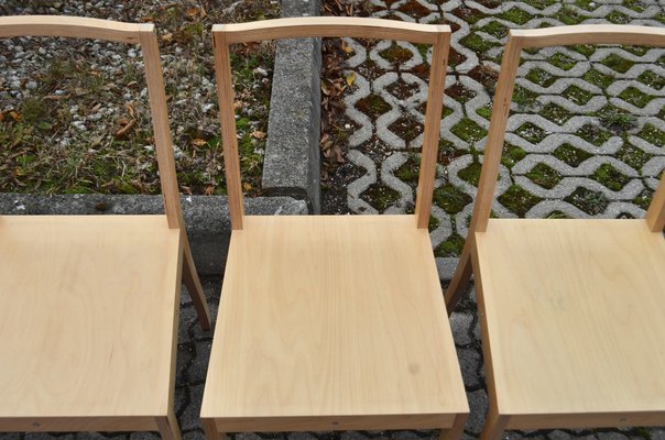 Model PLY / Plywood Chairs by Jasper Morrison for Vitra, 2009, Set of 8-UF-1752001