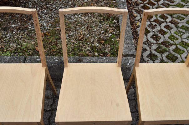 Model PLY / Plywood Chairs by Jasper Morrison for Vitra, 2009, Set of 8-UF-1752001