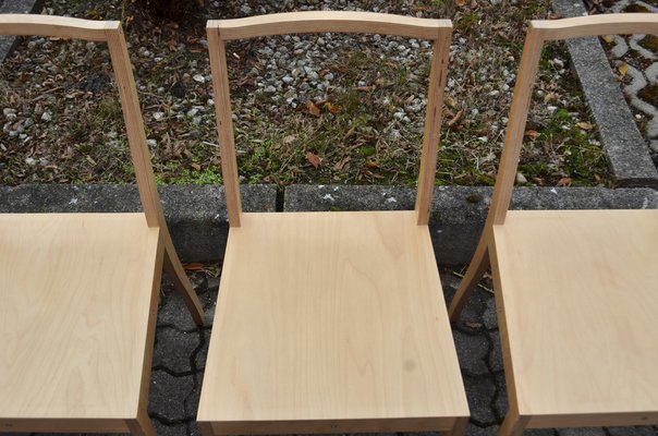 Model PLY / Plywood Chairs by Jasper Morrison for Vitra, 2009, Set of 8-UF-1752001