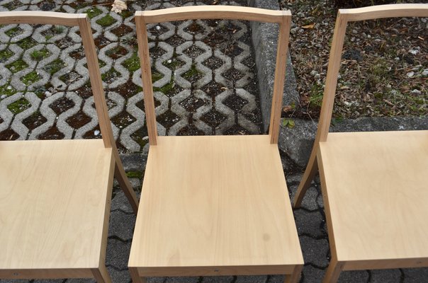 Model PLY / Plywood Chairs by Jasper Morrison for Vitra, 2009, Set of 8-UF-1752001