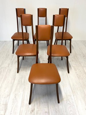 Model Programma S11 Dining Chairs by Angelo Mangiarotti, Set of 6-NWG-1174925