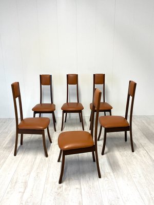 Model Programma S11 Dining Chairs by Angelo Mangiarotti, Set of 6-NWG-1174925