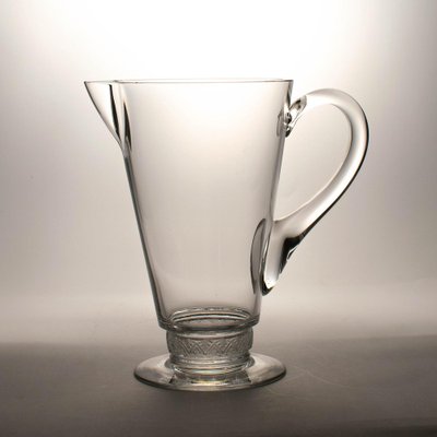 Model Reims Glass Jug by Rene Lalique for Lalique, 1940s-IXK-1420576