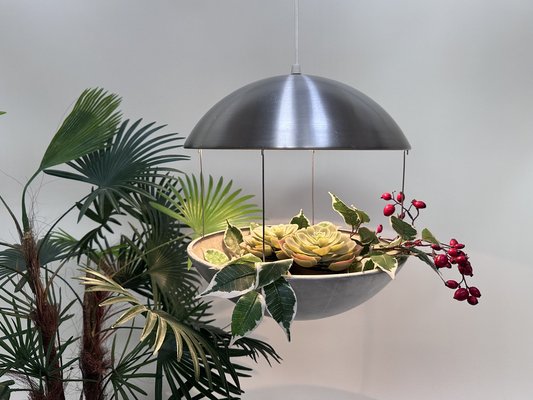 Model Rs 37 Flower Ceiling Lamp in Brushed Aluminium by Poul Cadovius for Cado, 1960s-JP-1812010