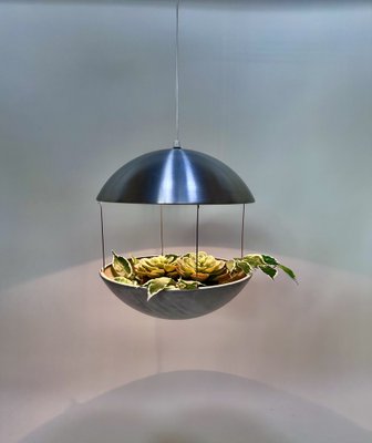 Model Rs 37 Flower Ceiling Lamp in Brushed Aluminium by Poul Cadovius for Cado, 1960s-JP-1812010