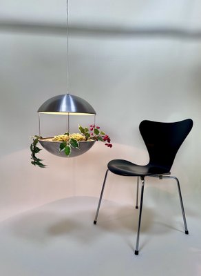 Model Rs 37 Flower Ceiling Lamp in Brushed Aluminium by Poul Cadovius for Cado, 1960s-JP-1812010