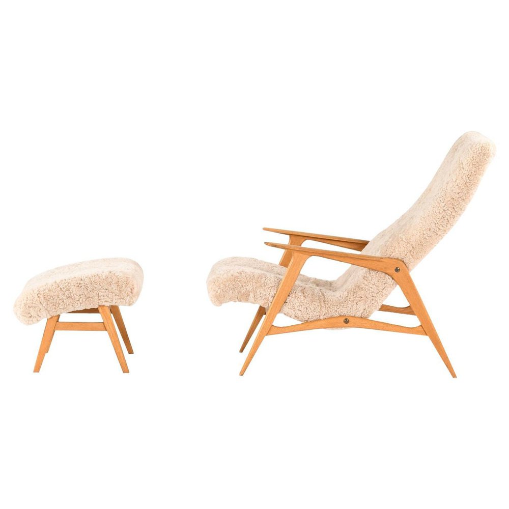 Model Siesta Easy Chair by Jio Möbler, Sweden, Set of 2