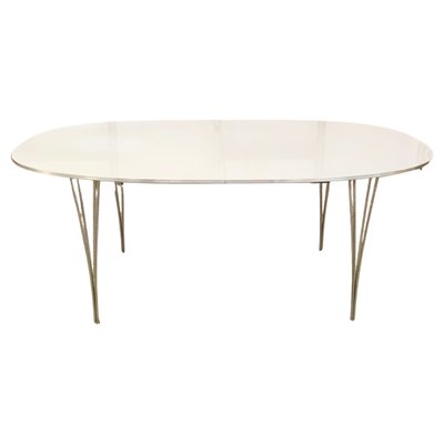 Model Super Ellipse Table by Arne Jacobsen Piet Hein and Bruno Mathsson for Fritz Hansen-FGA-1323556