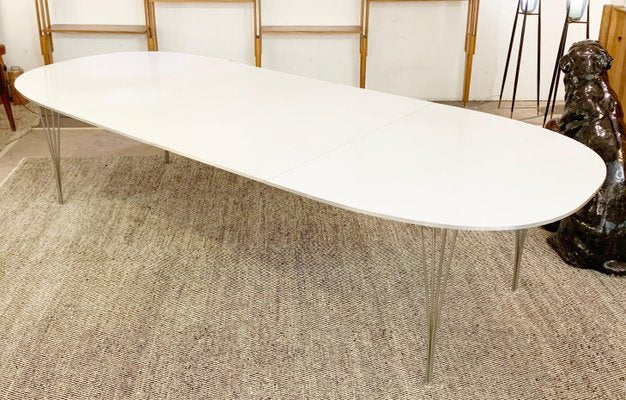 Model Super Ellipse Table by Arne Jacobsen Piet Hein and Bruno Mathsson for Fritz Hansen-FGA-1323556