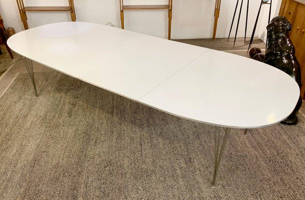 Model Super Ellipse Table by Arne Jacobsen Piet Hein and Bruno Mathsson for Fritz Hansen-FGA-1323556