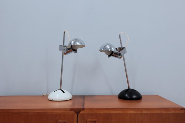 Model T395 Table Lamps by Robert Sonneman for Luci Italia, 1970s, Set of 2-ZQ-2022549