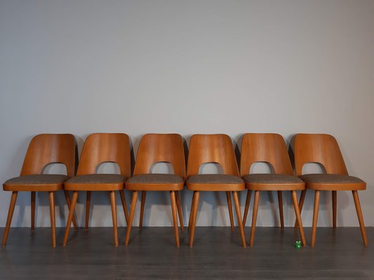 Model TON515 Chairs by Oswald Haerdtl, 1955, Set of 6-EYI-2041237