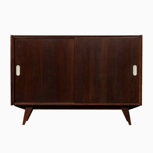 Model U-452 Chest in Dark Oak by Jiří Jiroutek for Interier Praha, 1960s-DAD-971295