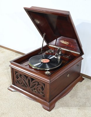 Model VII Phonograph in Mahogany from Silvertone, 1920s-RVK-1819248