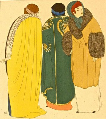 Models in Winter - Original Stencil by Paul Iribe - 1908 1908-ZCI-756245